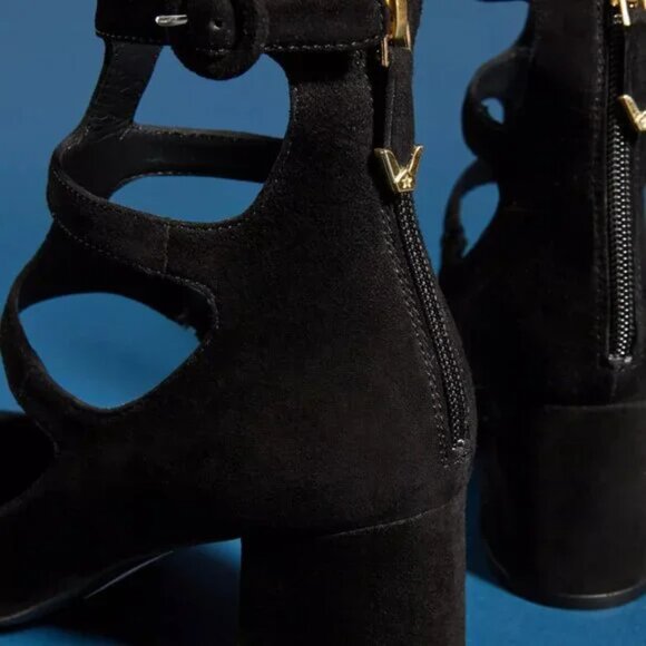 Bruno Premi Suede Block Heels Size 39 - Picture 3 of 11